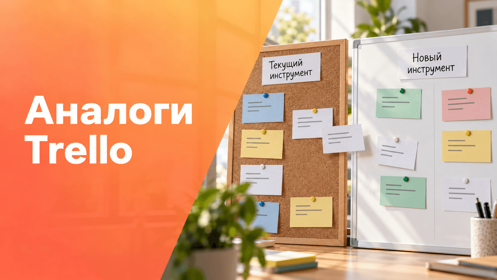 Аналоги Trello: перенос задач между двумя досками.