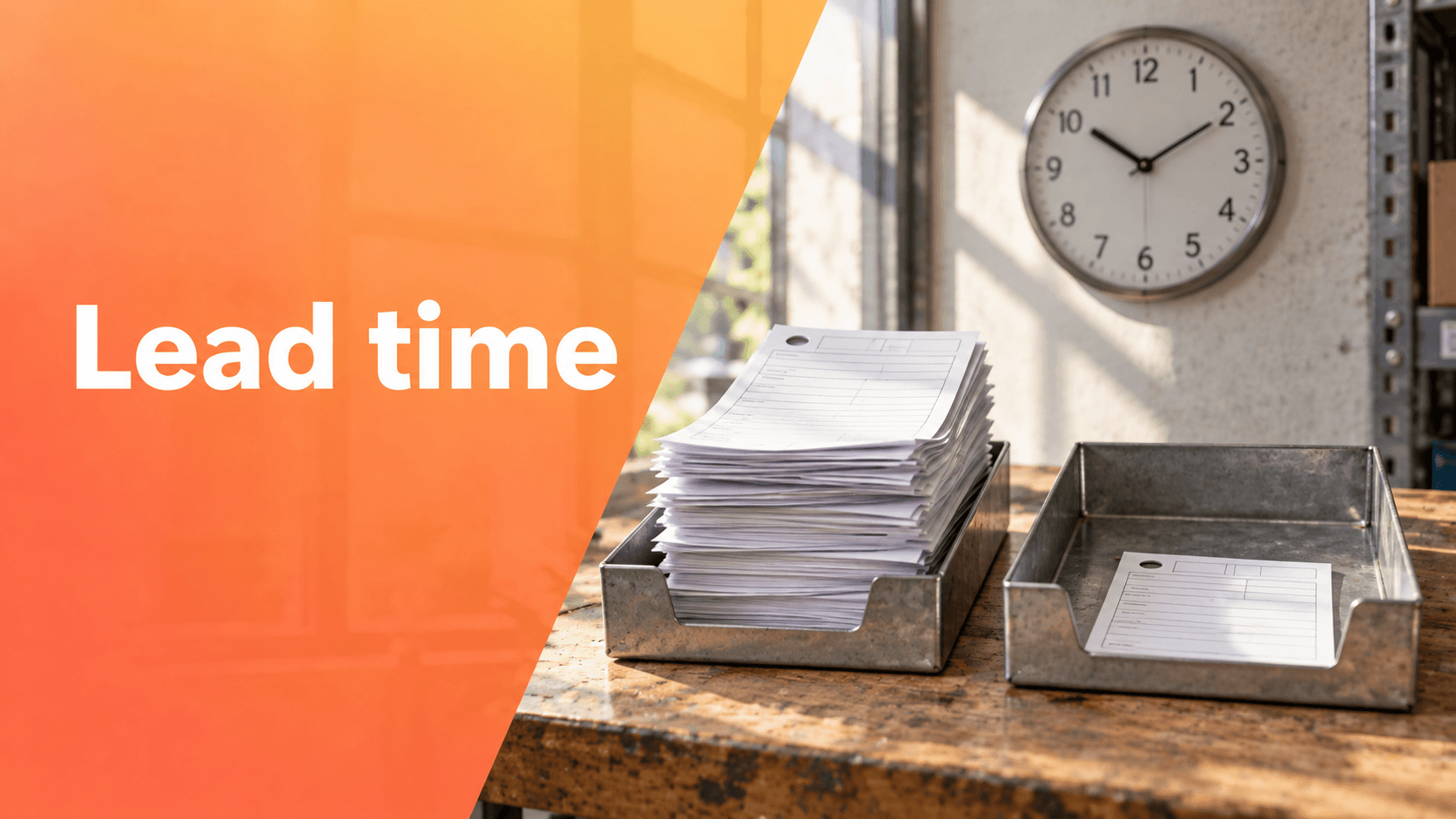 Lead time: очередь входящих заявок и одна готовая задача.